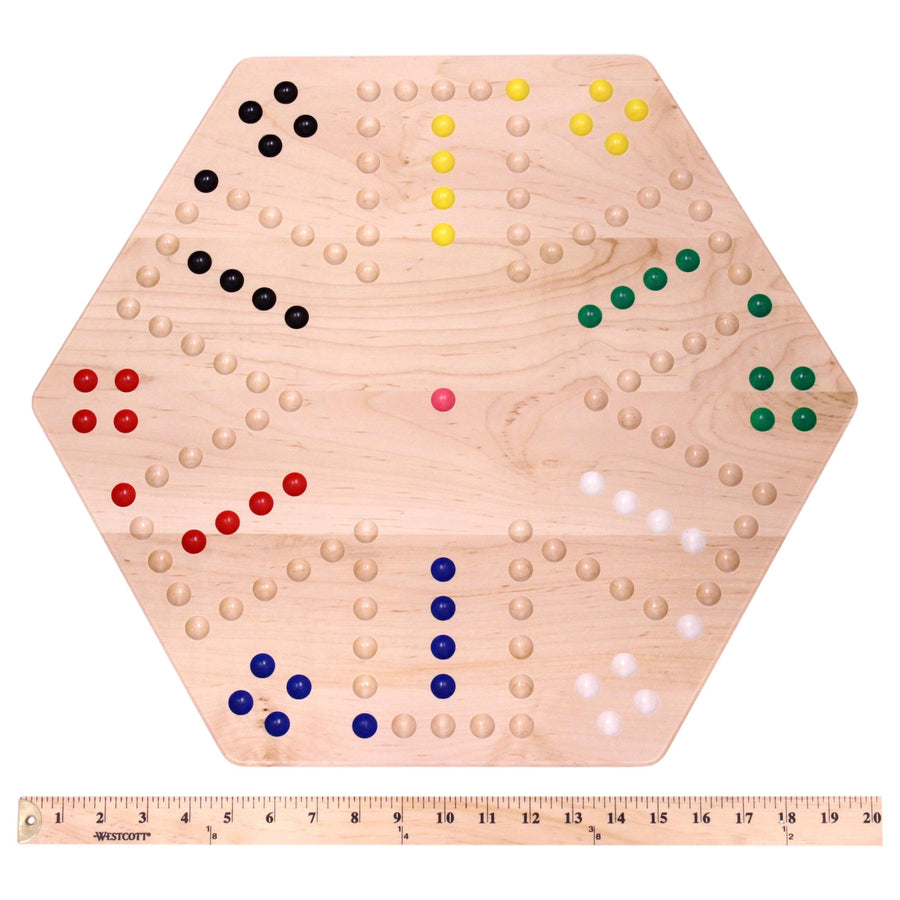 Aggravation Wahoo Marble Board Game, Double-Sided