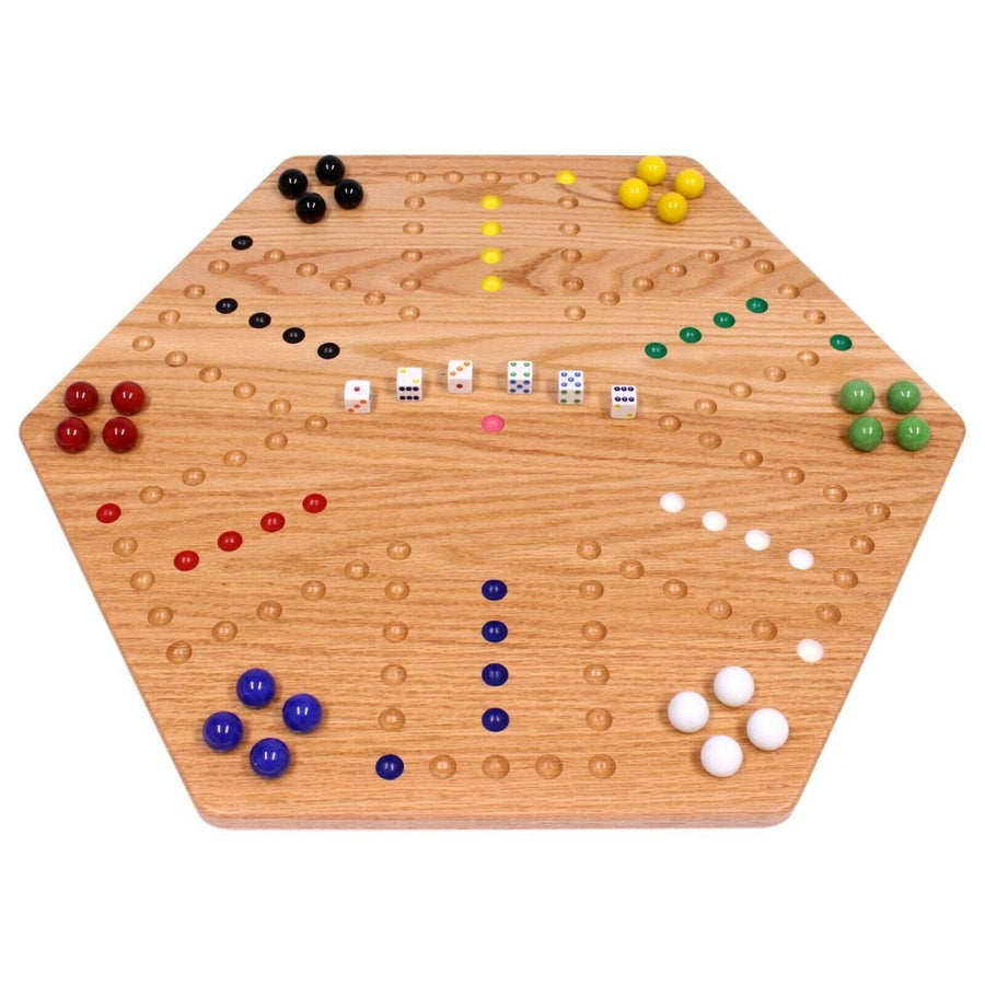 Aggravation Wahoo Marble Board Game, Double-Sided