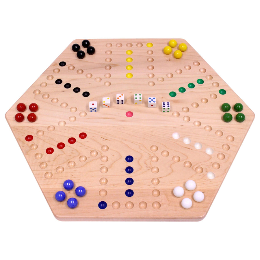 Aggravation Wahoo Marble Board Game, Double-Sided