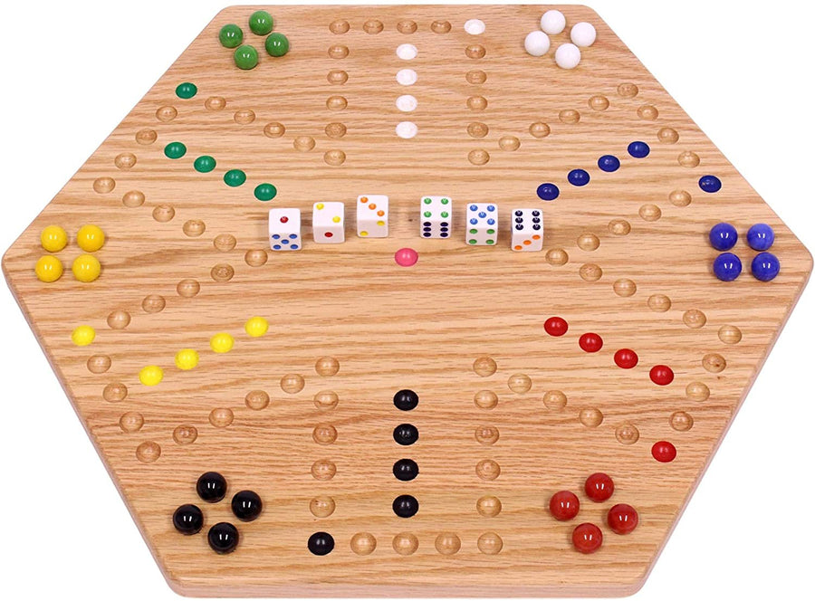 Aggravation Wahoo Marble Board Game, Double-Sided