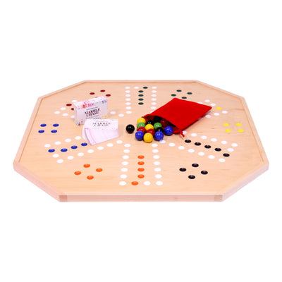 Wooden Marble Chase Board Game Set - 25