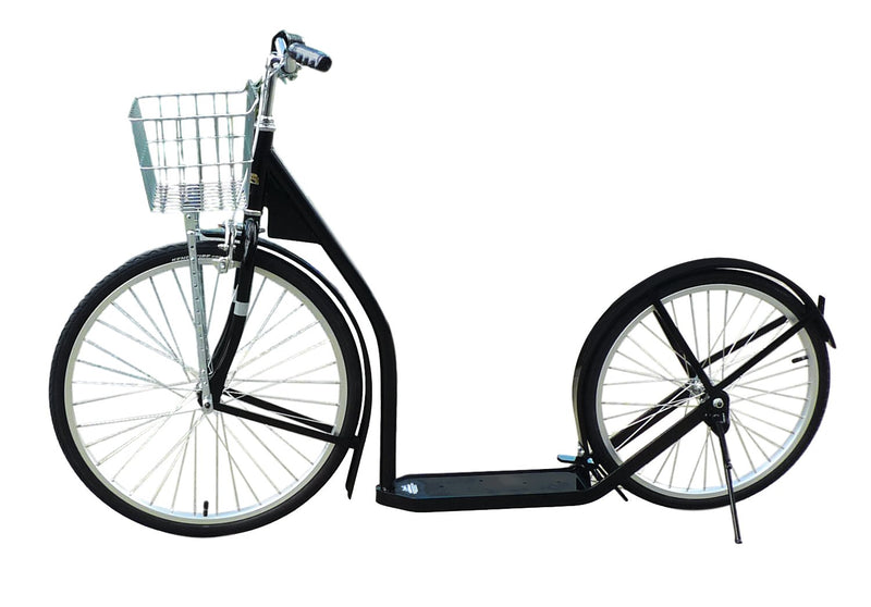 Amish-Made Deluxe Kick Scooter Bike, 24" Front Wheel 20" Rear Wheel, Adult-Size