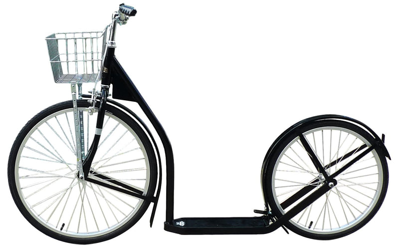 Amish-Made Deluxe Kick Scooter Bike, 24" Front Wheel 20" Rear Wheel, Adult-Size