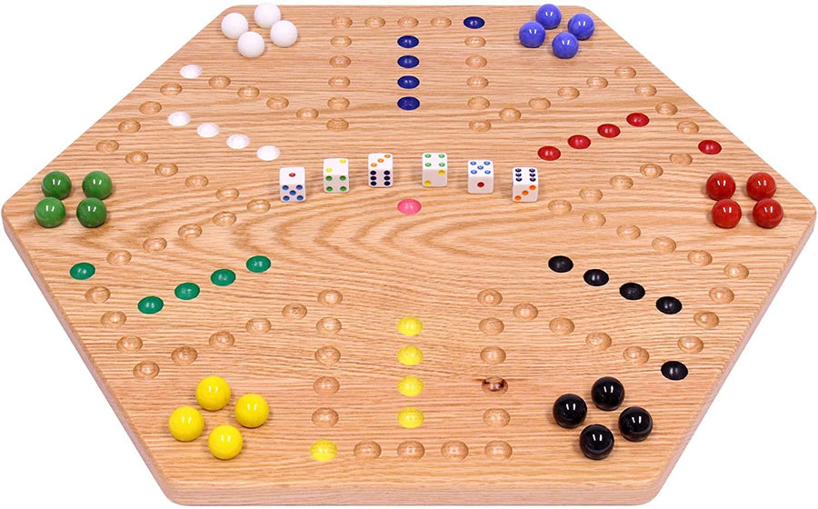 Aggravation Wahoo Marble Board Game, Double-Sided