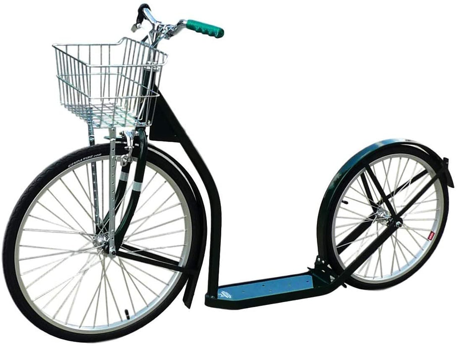 Amish-Made Deluxe Kick Scooter Bike, 24" Front Wheel 20" Rear Wheel, Adult-Size