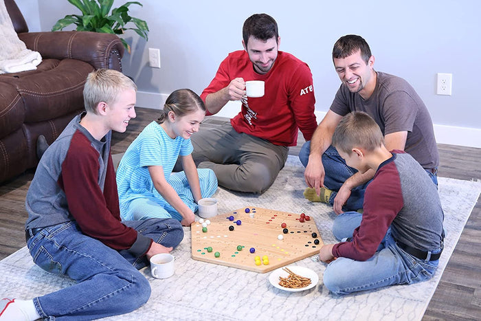 Aggravation Wahoo Marble Board Game, Double-Sided