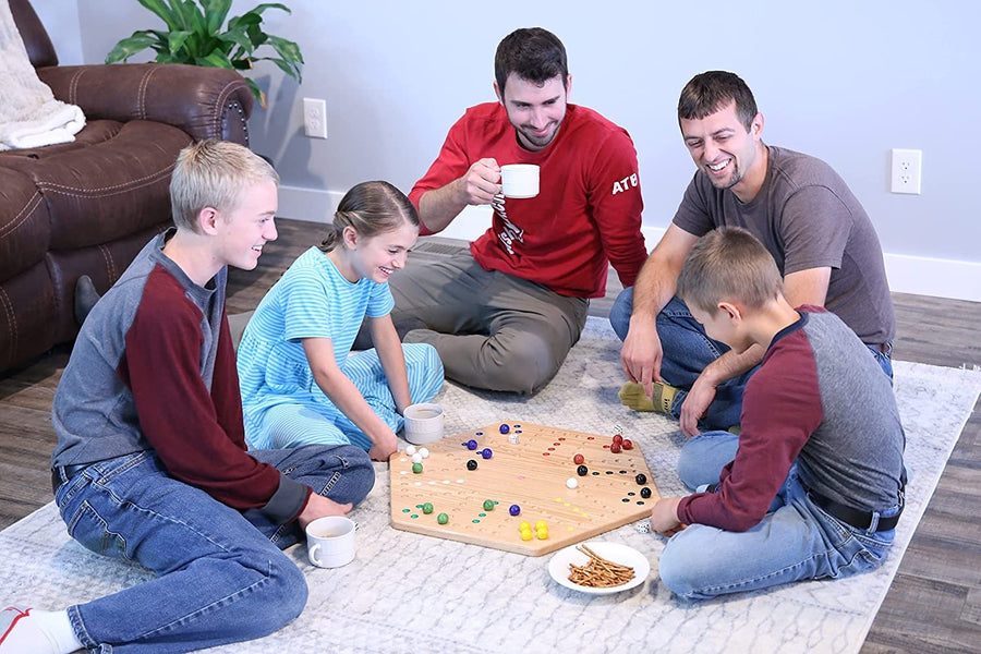 Aggravation Wahoo Marble Board Game, Double-Sided