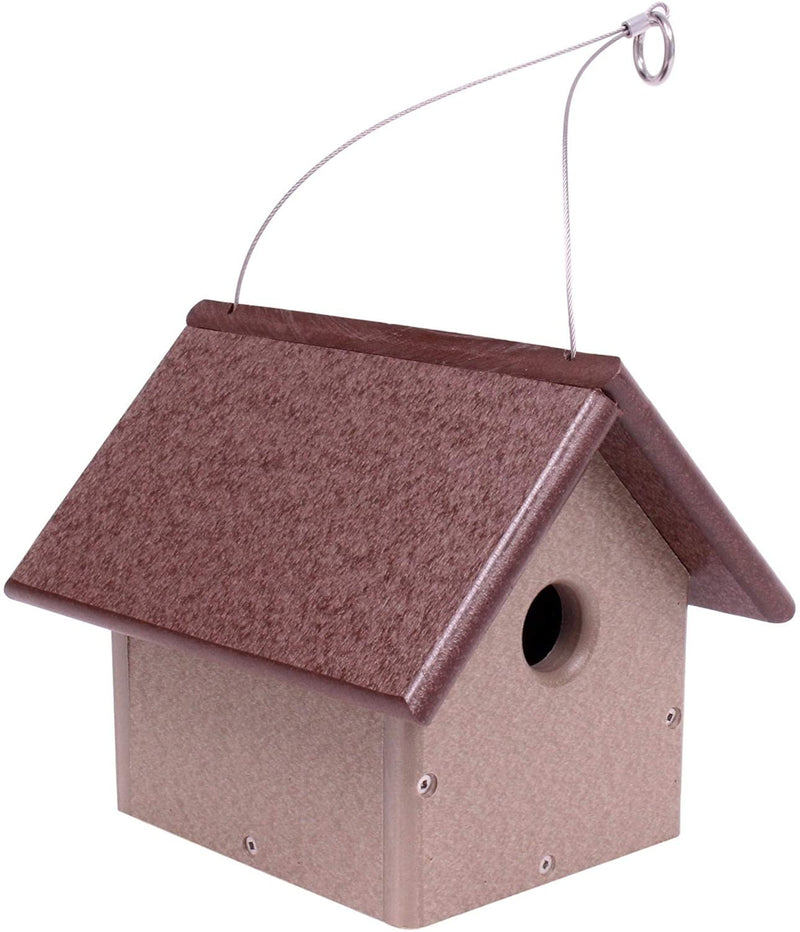 Amish-Made Chickadee or Wren House, Poly Lumber Bird House