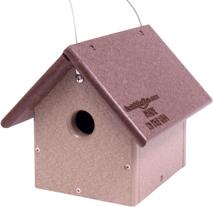 Amish-Made Chickadee or Wren House, Poly Lumber Bird House