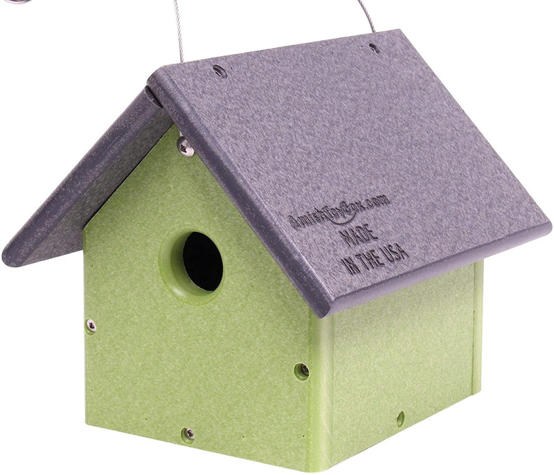 Amish-Made Chickadee or Wren House, Poly Lumber Bird House