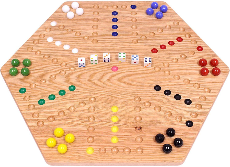 Aggravation Wahoo Marble Board Game, Double-Sided