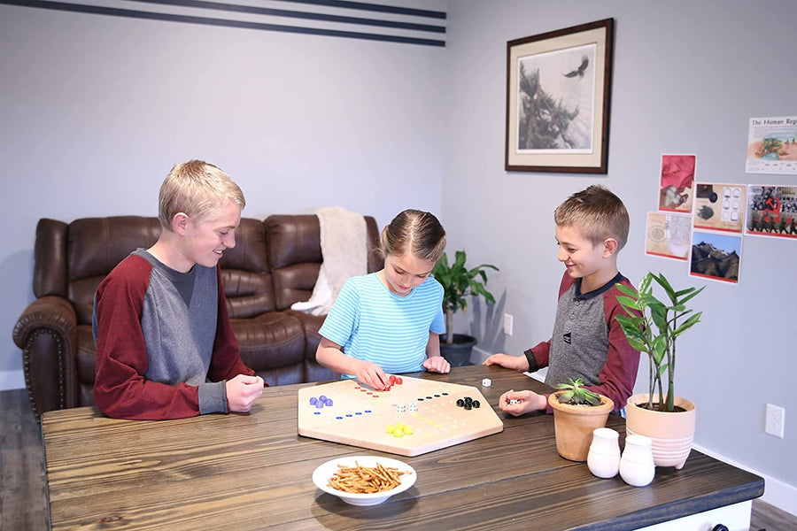 Aggravation Wahoo Marble Board Game, Double-Sided