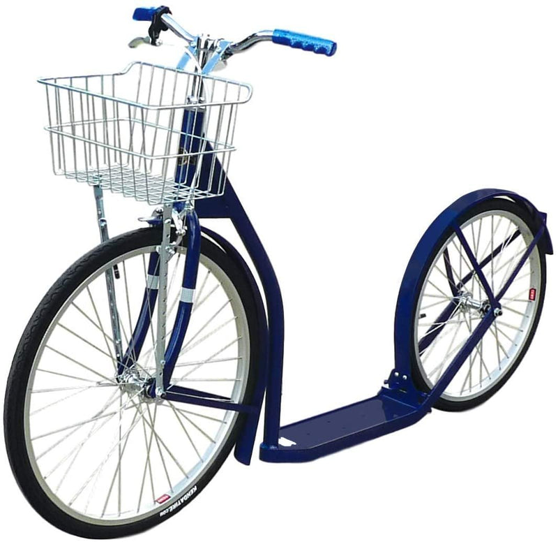 Amish-Made Deluxe Kick Scooter Bike, 24" Front Wheel 20" Rear Wheel, Adult-Size