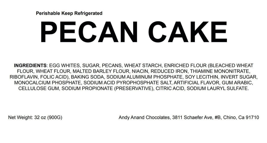 Andy Anand Caramel Pecan Cake, 9-Inch, 2 lb – Gift Boxed, Birthday, Wedding, Anniversary, Christmas, Mother's & Father's Day Dessert Gift