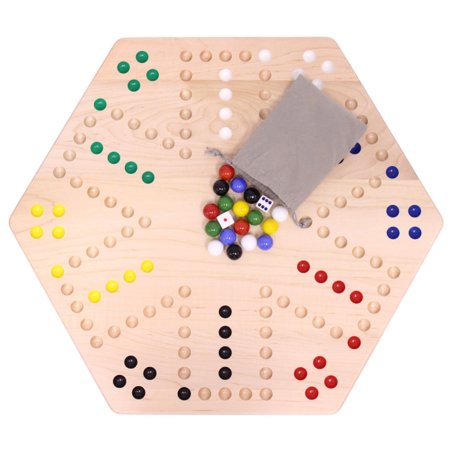 Aggravation Wahoo Marble Board Game, Double-Sided