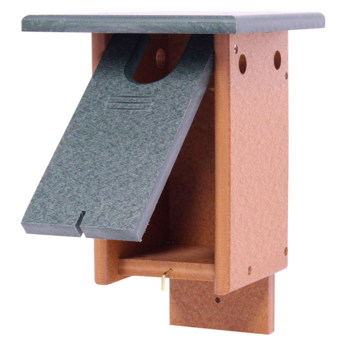 Bluebird House, Post Mount, Amish-Made with 100% Recycled Poly Lumber