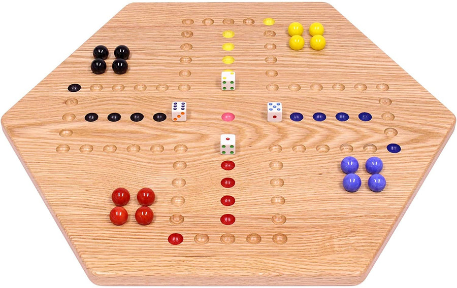 Aggravation Wahoo Marble Board Game, Double-Sided