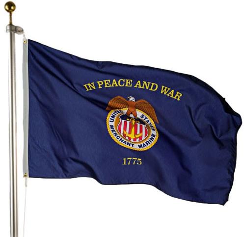 Merchant Marine Outdoor Flag | Made in USA