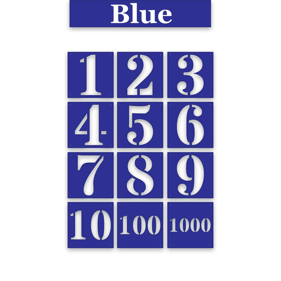 Metal Dock /Garage Door Numbers