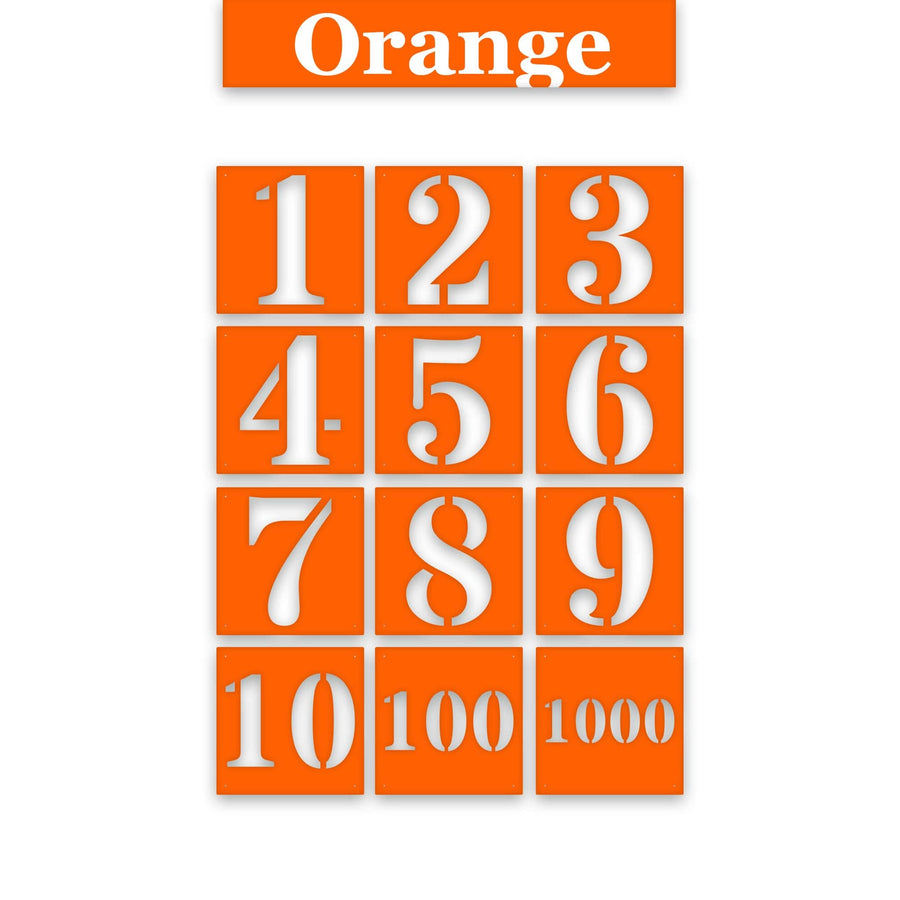 Metal Dock /Garage Door Numbers