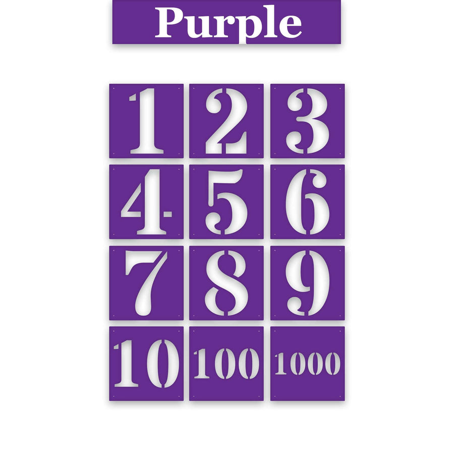 Metal Dock /Garage Door Numbers