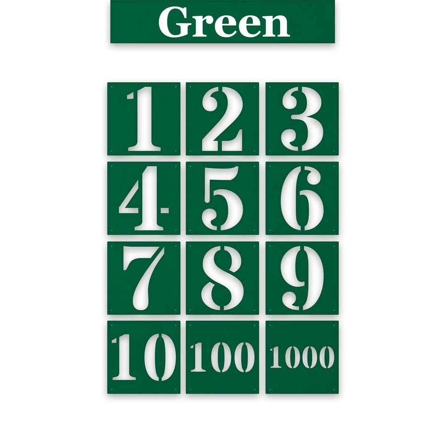 Metal Dock /Garage Door Numbers