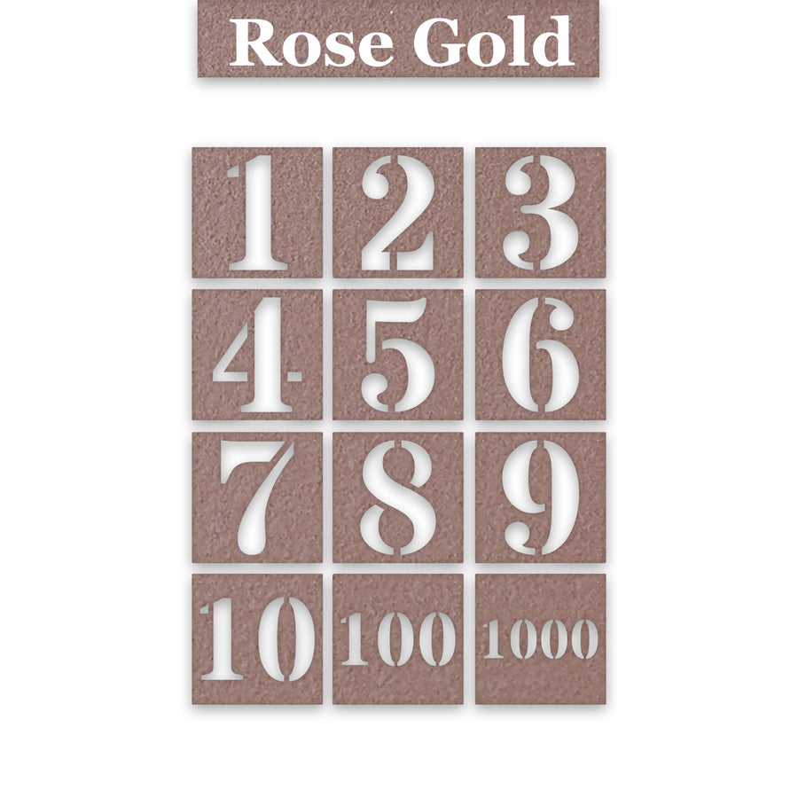 Metal Dock /Garage Door Numbers