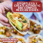 Mexican Seasoning Gift Set - Tastes of Mexico - Artisanal Spice Blends Six Pack Collections & Gift Sets Gustus Vitae