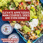 Mexican Seasoning Gift Set - Tastes of Mexico - Artisanal Spice Blends Six Pack Collections & Gift Sets Gustus Vitae