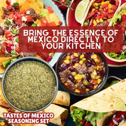 Mexican Seasoning Gift Set - Tastes of Mexico - Artisanal Spice Blends Six Pack Collections & Gift Sets Gustus Vitae