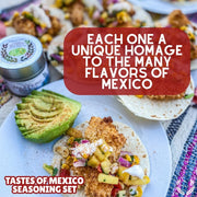 Mexican Seasoning Gift Set - Tastes of Mexico - Artisanal Spice Blends Six Pack Collections & Gift Sets Gustus Vitae