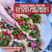 Mexican Seasoning Gift Set - Tastes of Mexico - Artisanal Spice Blends Six Pack Collections & Gift Sets Gustus Vitae