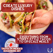 Mexican Seasoning Gift Set - Tastes of Mexico - Artisanal Spice Blends Six Pack Collections & Gift Sets Gustus Vitae