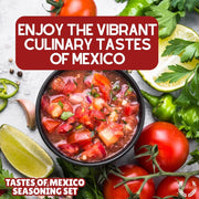 Mexican Seasoning Gift Set - Tastes of Mexico - Artisanal Spice Blends Six Pack Collections & Gift Sets Gustus Vitae