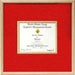 Air Force certificate in middle Display case. - The Military Gift Store
