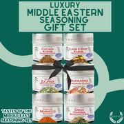 Middle Eastern Seasoning Gift Set - Tastes of The Middle East - Artisanal Spice Blends Six Pack Collections & Gift Sets Gustus Vitae