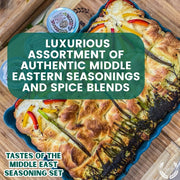 Middle Eastern Seasoning Gift Set - Tastes of The Middle East - Artisanal Spice Blends Six Pack Collections & Gift Sets Gustus Vitae