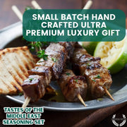 Middle Eastern Seasoning Gift Set - Tastes of The Middle East - Artisanal Spice Blends Six Pack Collections & Gift Sets Gustus Vitae