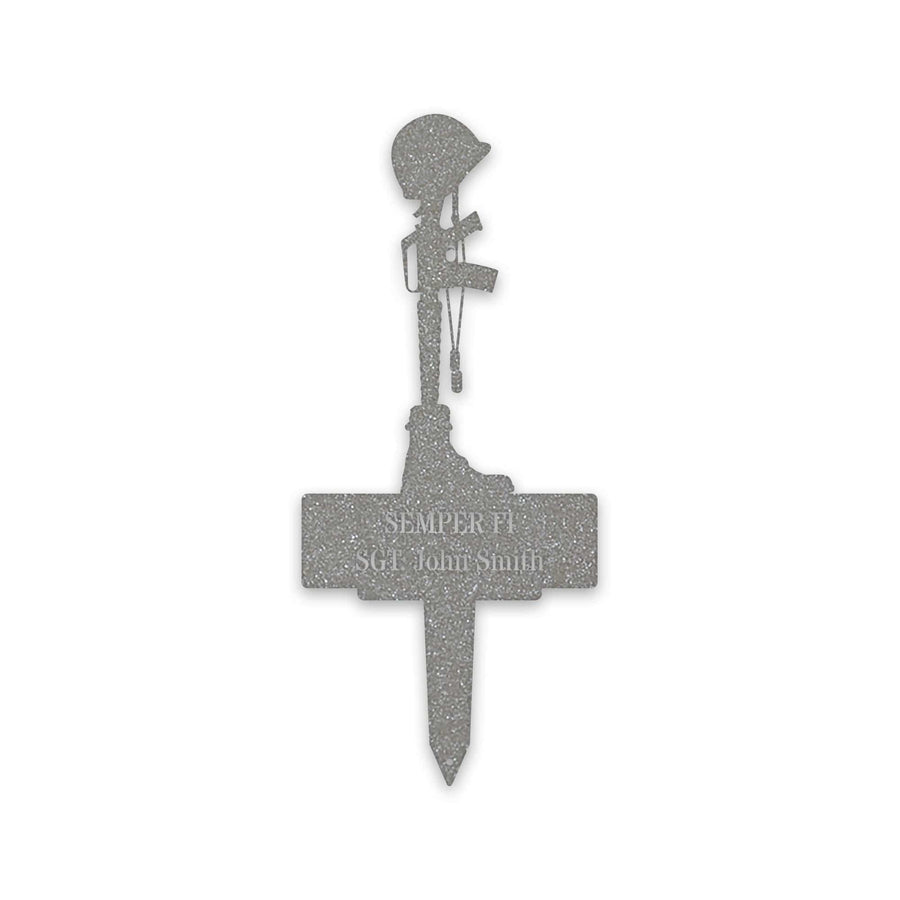 Military Memorial Stake - Personalized