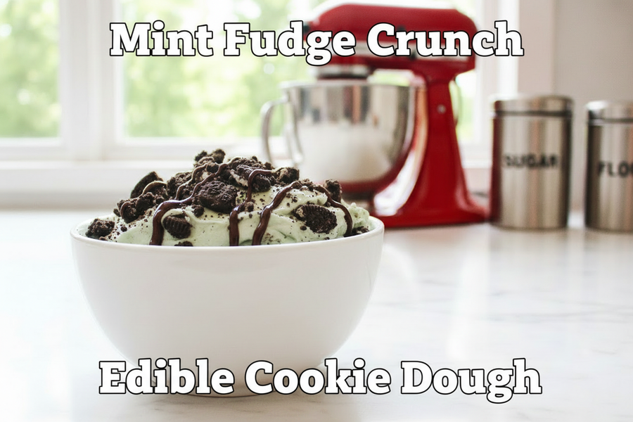 Mint Fudge Crunch Edible Cookie Dough