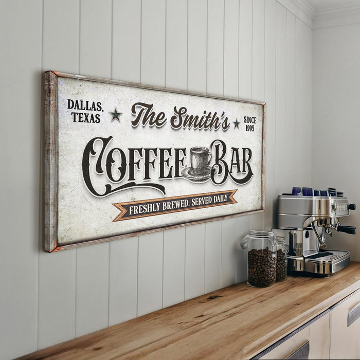 Coffee Bar Sign Ix