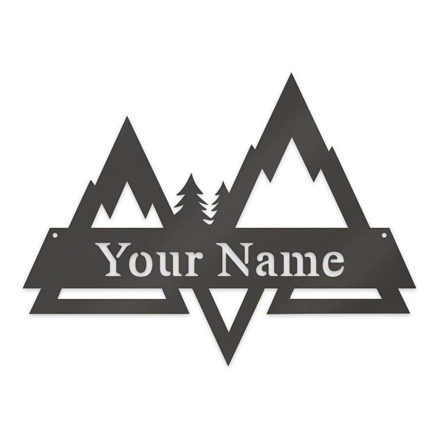 Modern Mountain Monogram