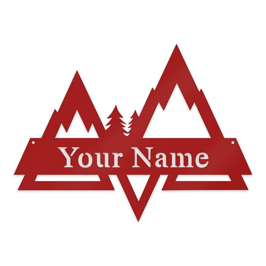 Modern Mountain Monogram