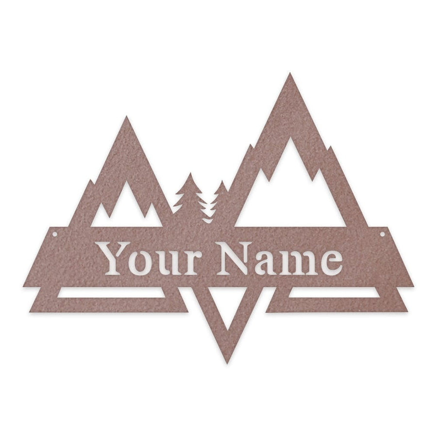 Modern Mountain Monogram