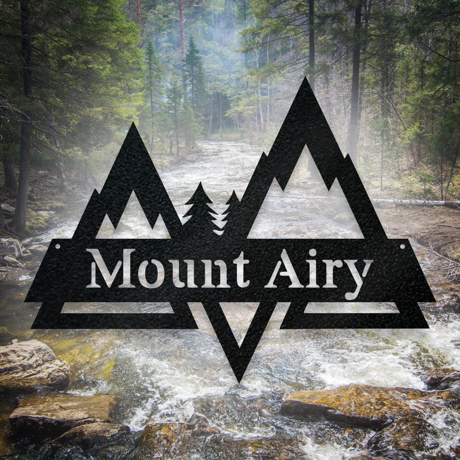 Modern Mountain Monogram