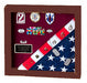 Flag Display Case showcases both the flag and military awards., , The Military Gift Store, 