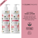 Moisturizing Hand Lotion for Dry Skin and Moisturizer with Shea Butter, Rose Flower Oil | Hydrating Non Greasy Hand Cream for Women and Men by THE CLEAN STANDARD | 2 Bottle Set x 16 fl oz with Lotion Pump Hand Lotion LOS ANGELES BRANDS 