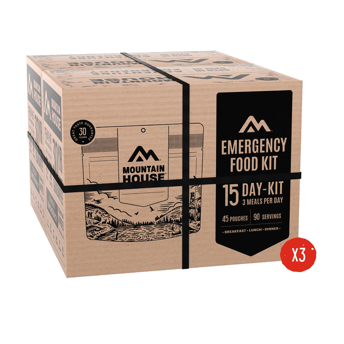 Mountain House 3-Month Emergency Food Supply