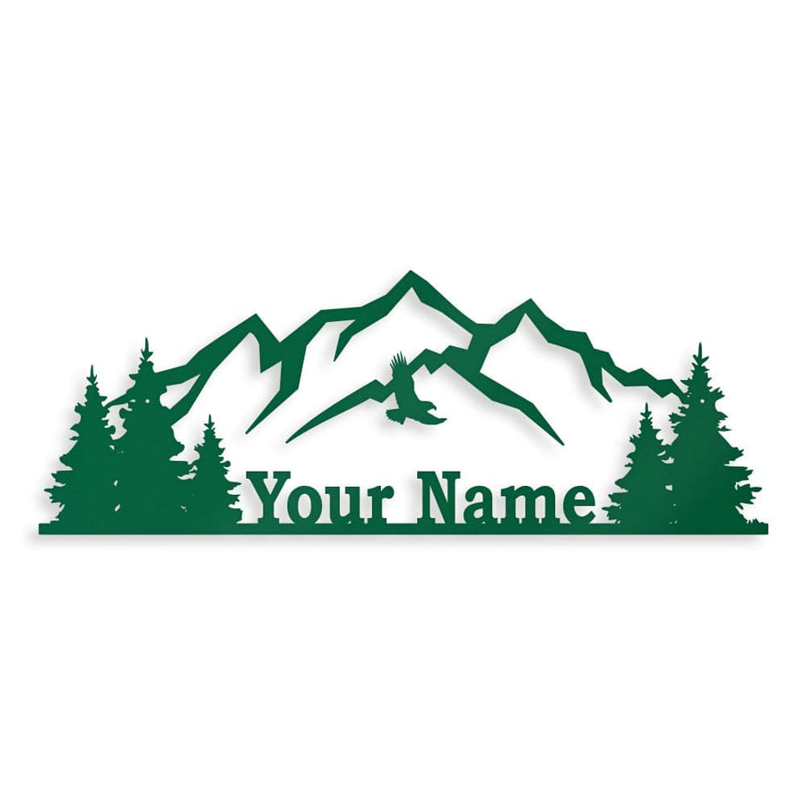 Mountain Range Monogram