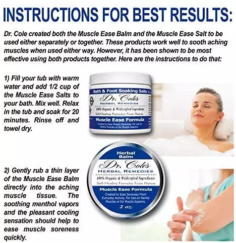 20 - Dr. Cole's Muscle Ease Soaking Salts
